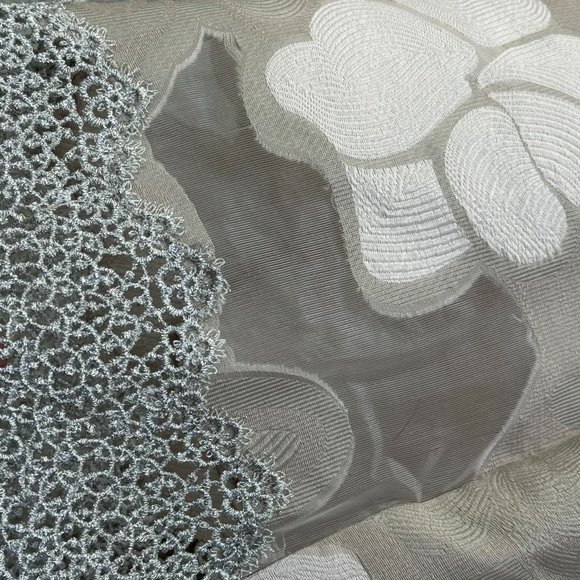 - Eli Tahari Lola Sleeveless Floral Lace-Trim Dress Party  High End US2 - 1D1794 - Picture 7 of 11